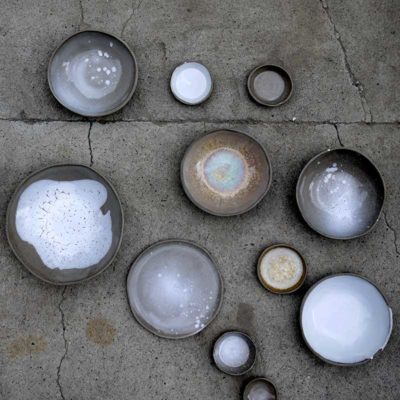 handcrafted  tableware plates