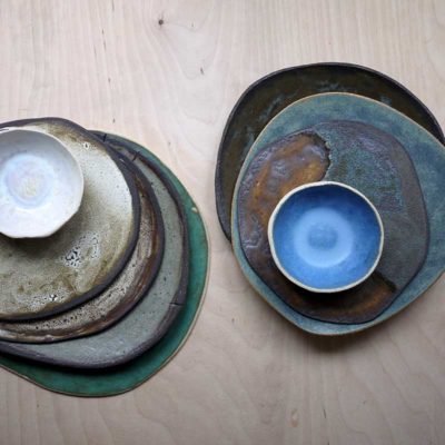 handcrafted plate set
