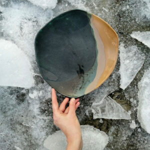 Alternative view of Large plate - Redwoods series