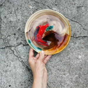 Alternative view of Small plate - Hoppipolla series