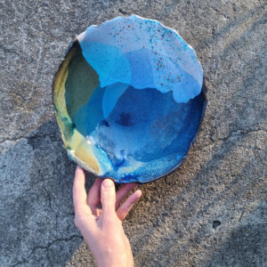 Alternative view of Extra-large irregular bowl – Savage Garden series