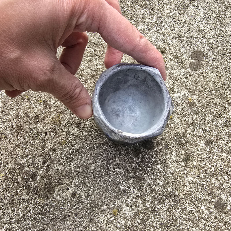 Kurinuki tea bowl – Hoppipolla series - Image 3