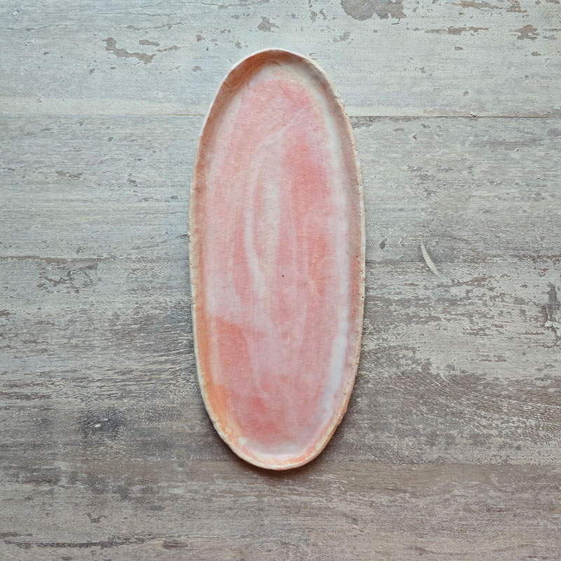 Medium oval plate - Sky series - Image 3