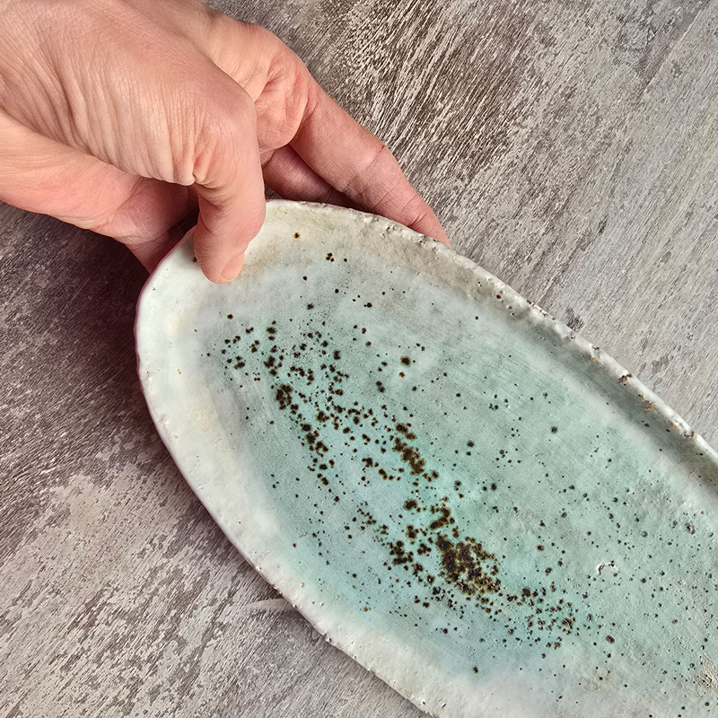 Large oval plate - Wetlands series - Image 5