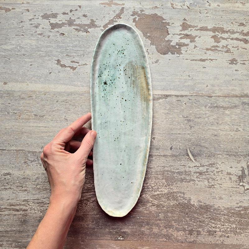 Large oval plate - Wetlands series - Image 2