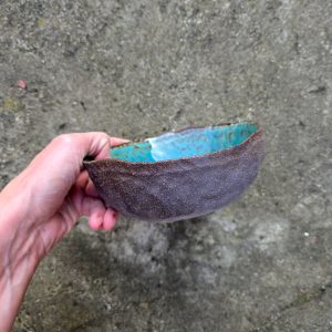 Alternative view of Medium pinched bowl - Savage Garden series