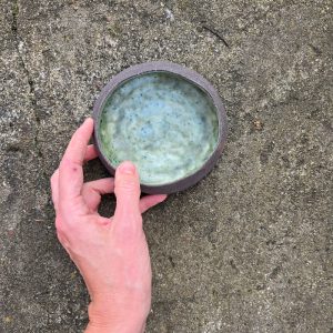 Alternative view of Small pinched bowl – Wetlands series