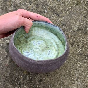 Alternative view of Medium pinched bowl – Wetlands series